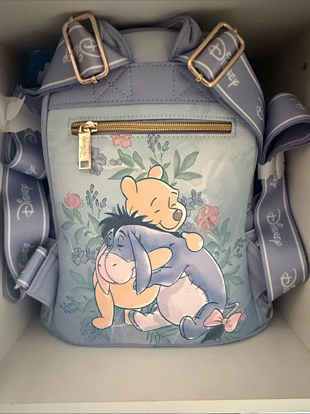 Disney Lavender Eeyore Floral Kids Backpack